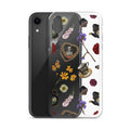 Gothic Tea Time iPhone® Clear Case features unique designs, offering stylish protection from scratches and dirt.