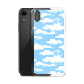 Cloudy Sky iPhone Clear Case (Blue) - iPhone XR