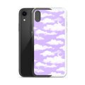 Cloudy Sky iPhone Clear Case (Lavender) - iPhone XR