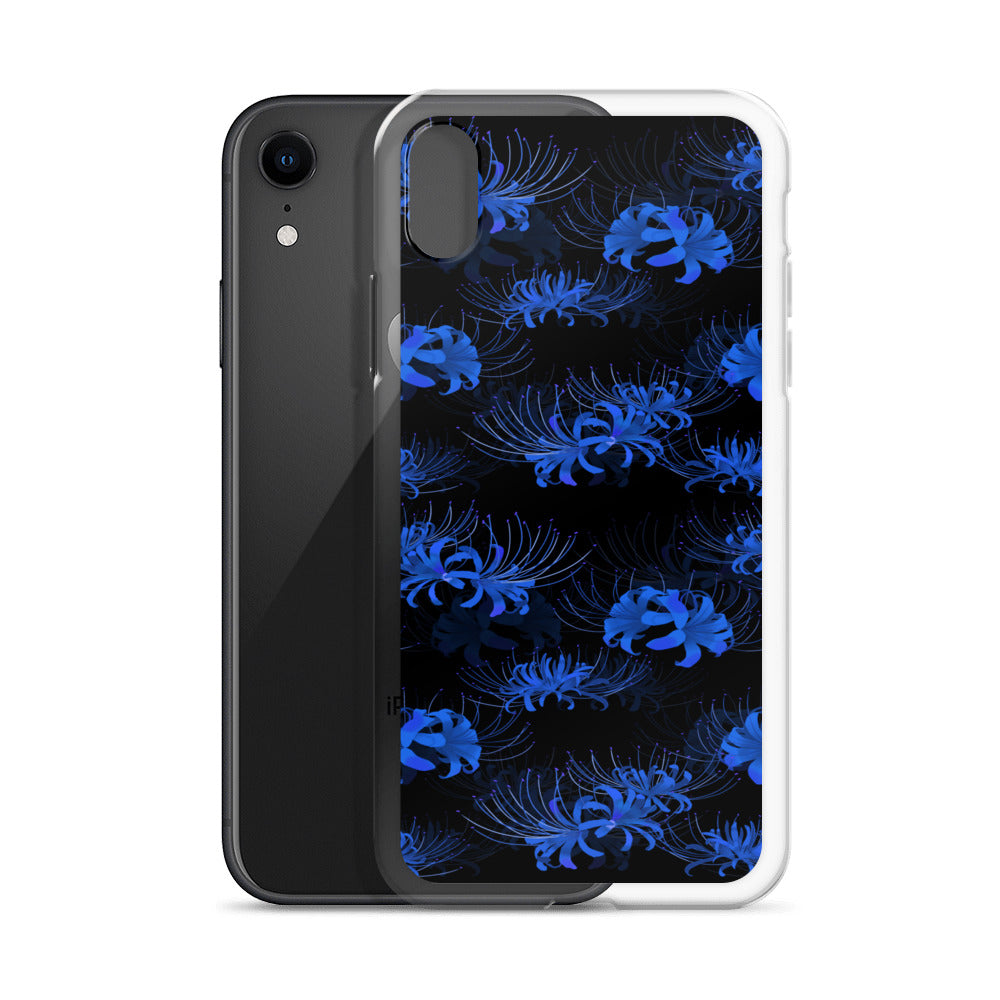 Higanbana iPhone Clear Case (Blue) - iPhone XR