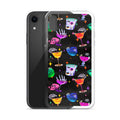 Monster Party iPhone Clear Case (Eerie Black) - iPhone XR