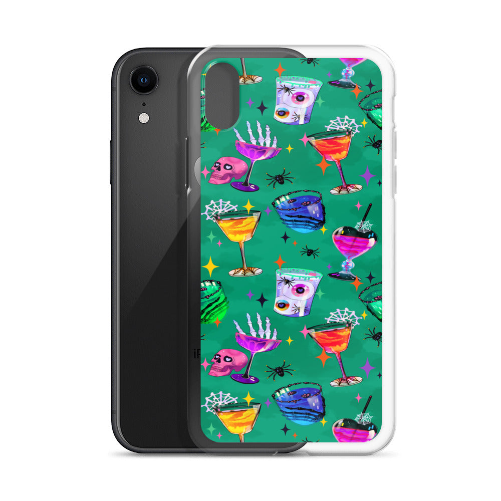 Monster Party iPhone Clear Case (Viridian) - iPhone XR