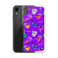 Monster Party iPhone Clear Case (Vivid Violet) - iPhone XR