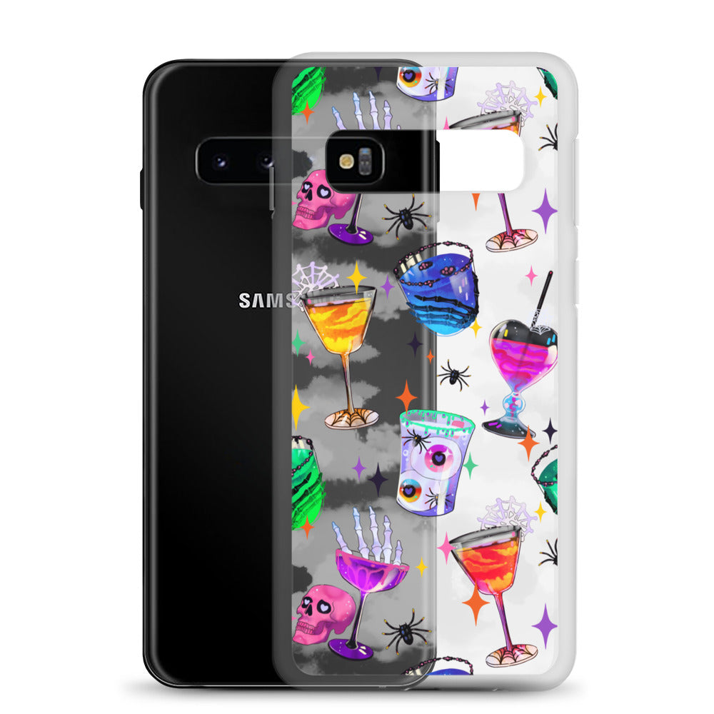 Protect your Samsung® with the Monster Party Samsung® Clear Case, featuring vibrant, spooky designs. Durable and stylish!
