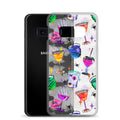 Protect your phone with the stylish Monster Party Samsung® Clear Case, featuring a fun monster design.