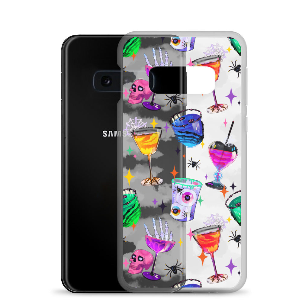 Protect your phone with the stylish Monster Party Samsung® Clear Case, featuring a fun monster design.
