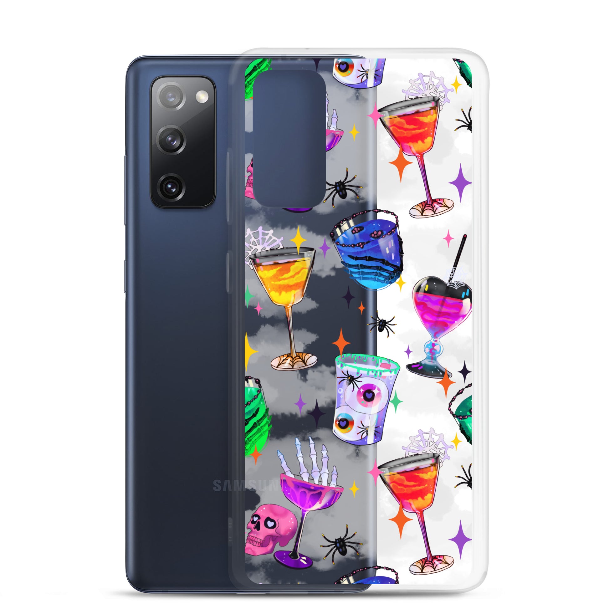 Protect your phone in style with the Monster Party Samsung® Clear Case featuring vibrant, fun designs.