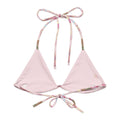 Sweet Teddy Padded String Bikini Top features eco-friendly design and stylish adjustable straps for summer fun.