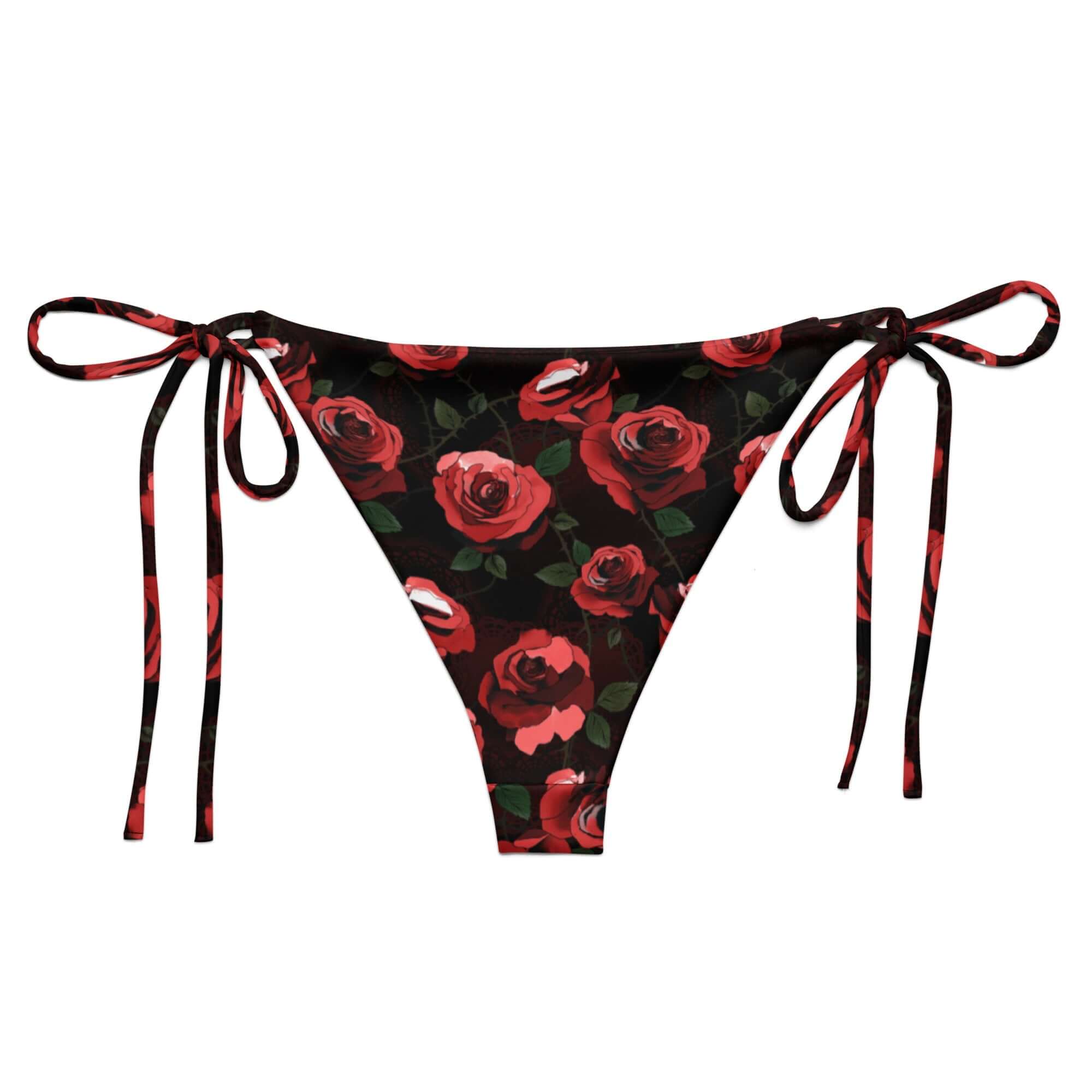 Kawaii Treats Gathered String Bikini Bottoms main image 0