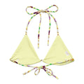 Show off your beach style with the Filipino Dessert Padded String Bikini Top, featuring vibrant Philippine-inspired prints.