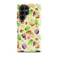 Colorful Filipino Dessert Samsung® Tough Case featuring traditional sweets, perfect for celebrating Filipino culture.