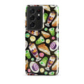 Colorful Filipino Dessert Samsung® Tough Case featuring delightful treats, perfect for celebrating Filipino cuisine.