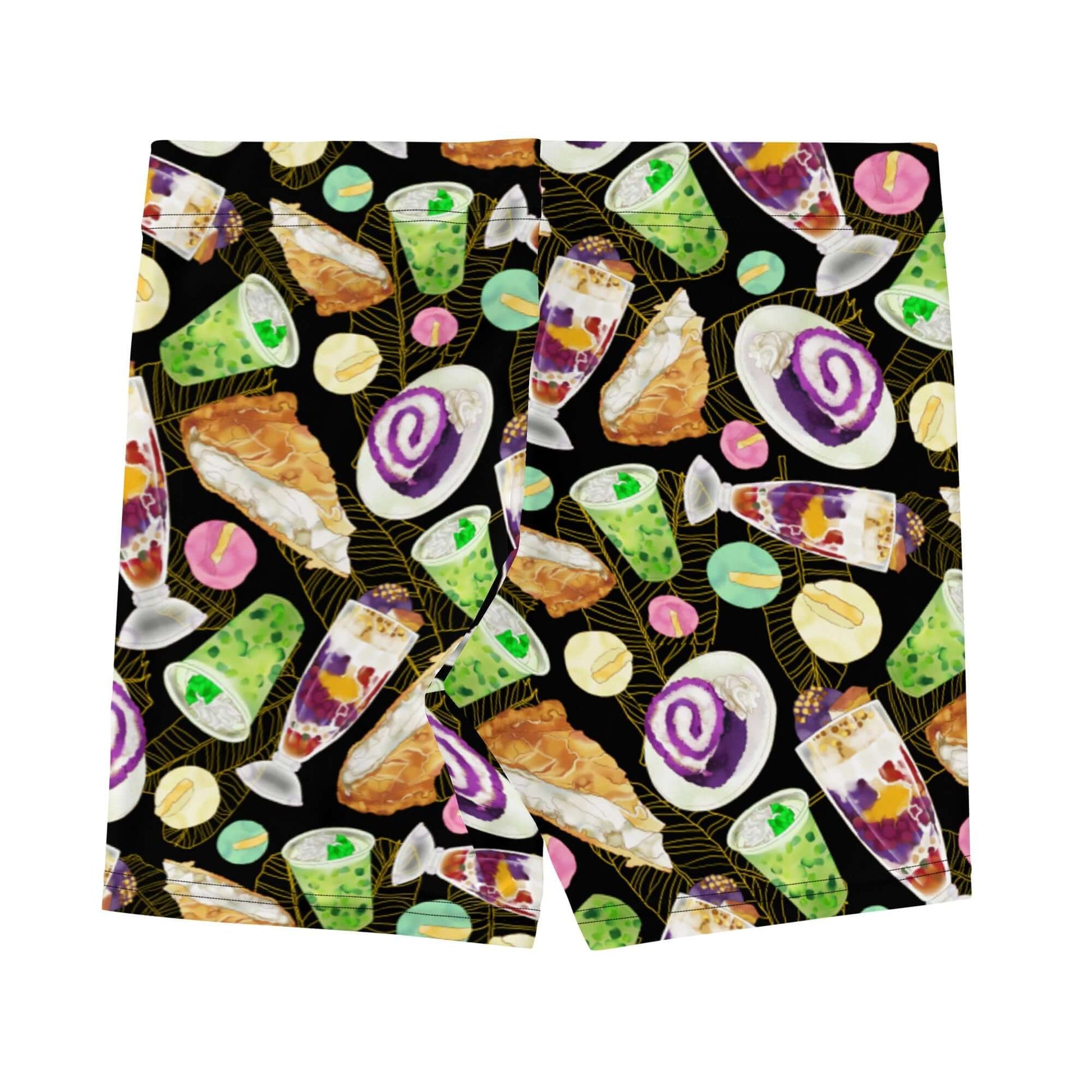 Cute Filipino Dessert Shorts featuring colorful treats, perfect for a stylish and active lifestyle.