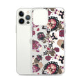 Stylish Gothic Teddy iPhone® Clear Case with protective design, perfect for keeping your phone safe and chic.
