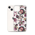 Gothic Teddy iPhone® Clear Case featuring a unique design, offering protection from scratches and dirt.