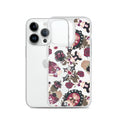 Gothic Teddy iPhone® Clear Case featuring a stylish design, ensuring protection from scratches and dirt. Perfect for your phone!