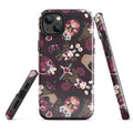 Stylish Gothic Teddy iPhone® Tough Case offers dual-layer protection and impact resistance for your phone.