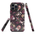Stylish Gothic Teddy iPhone® Tough Case featuring a dual-layer design for superior protection and impact absorption.