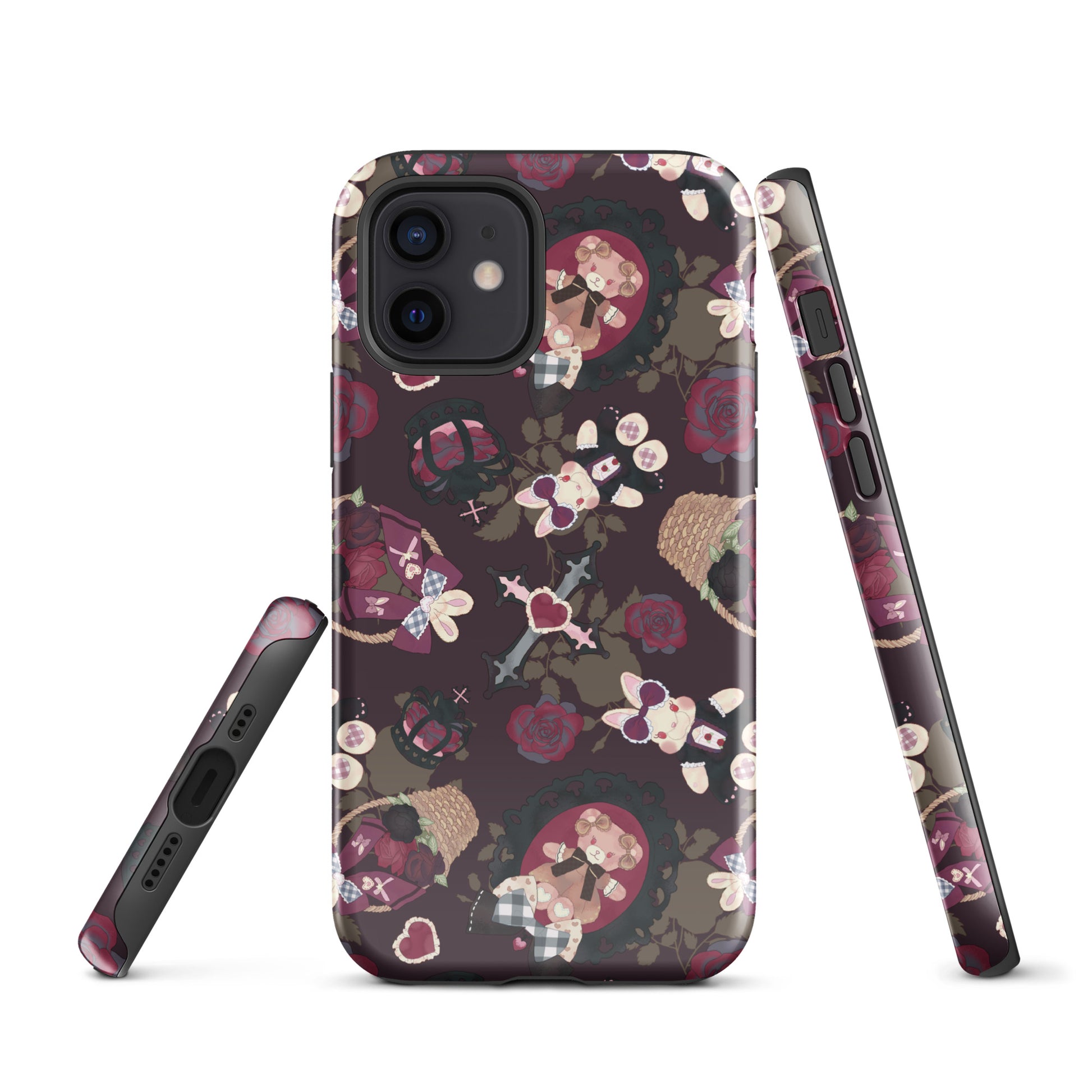 Stylish Gothic Teddy iPhone® Tough Case with a durable design for maximum protection and fashion. Perfect for all year round!