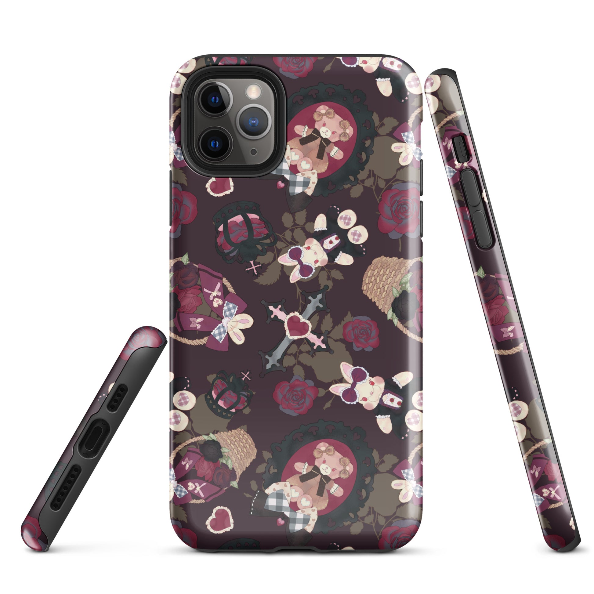 Stylish and durable, the Gothic Teddy iPhone® Tough Case offers premium protection with a unique design.
