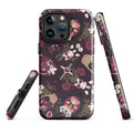 Stylish Gothic Teddy iPhone® Tough Case featuring vibrant designs, perfect for protection and fashion all year round.