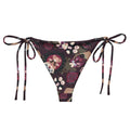 Shop the Gothic Teddy String Bikini Bottom, perfect for sunbathing with adjustable ties and UPF 50+ protection.