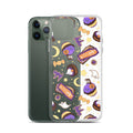 Sleek Halloween Treat iPhone® Clear Case featuring fun spooky designs, protecting your phone with style and durability.