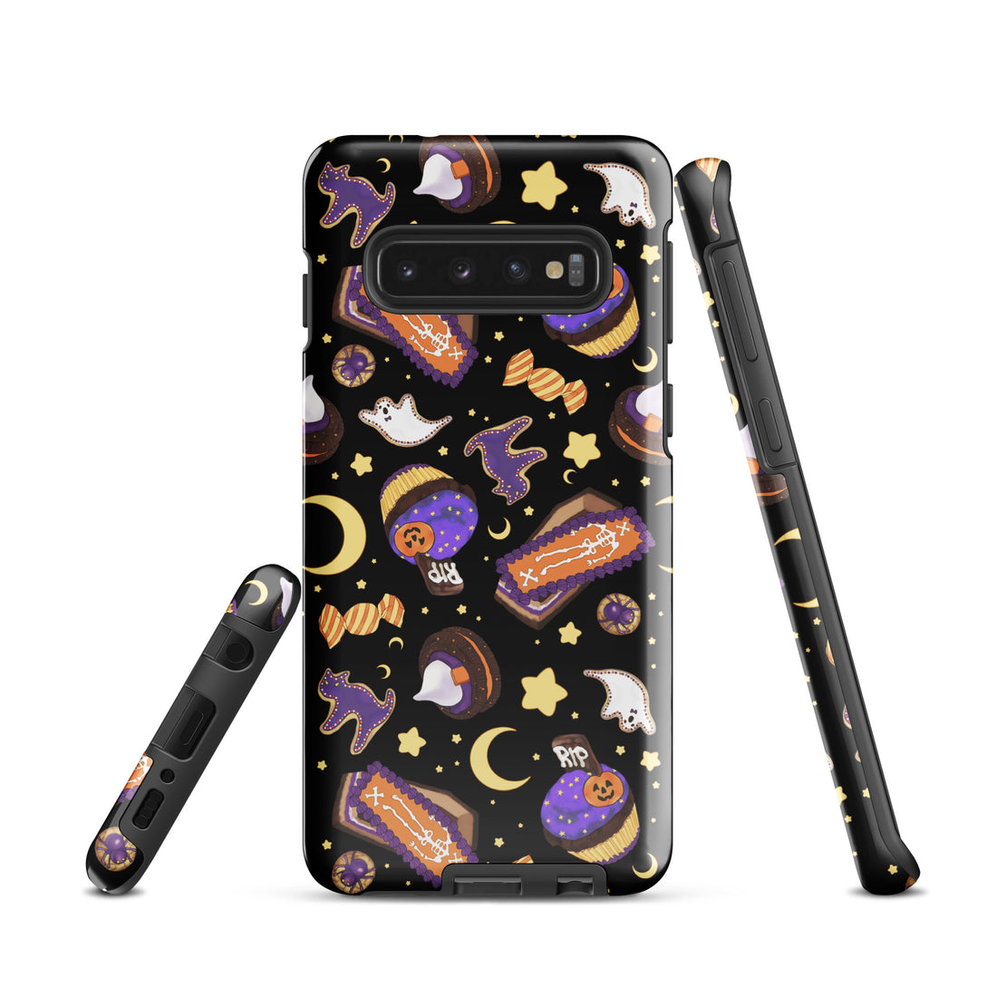 Halloween Treat Samsung® Tough Case features vibrant Halloween designs, providing style and protection for your Galaxy S10.