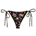 Stylish Halloween Treat String Bikini Bottom featuring a playful design, perfect for poolside lounging this summer.