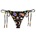 Halloween Treat String Bikini Bottom features a playful design perfect for summer poolside lounging.