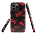 Durable Higanbana iPhone® Tough Case with floral design, offering stylish protection for your device.