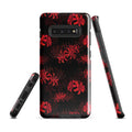 Stylish Higanbana Samsung® Tough Case features a floral design with dual-layer protection for your phone.