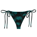 Chic Higanbana String Bikini Bottom features adjustable ties, perfect for stylish poolside relaxation this summer.