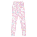 High-waisted Snow Puppy Leggings featuring cute puppy prints, perfect for gym or lounging in style.