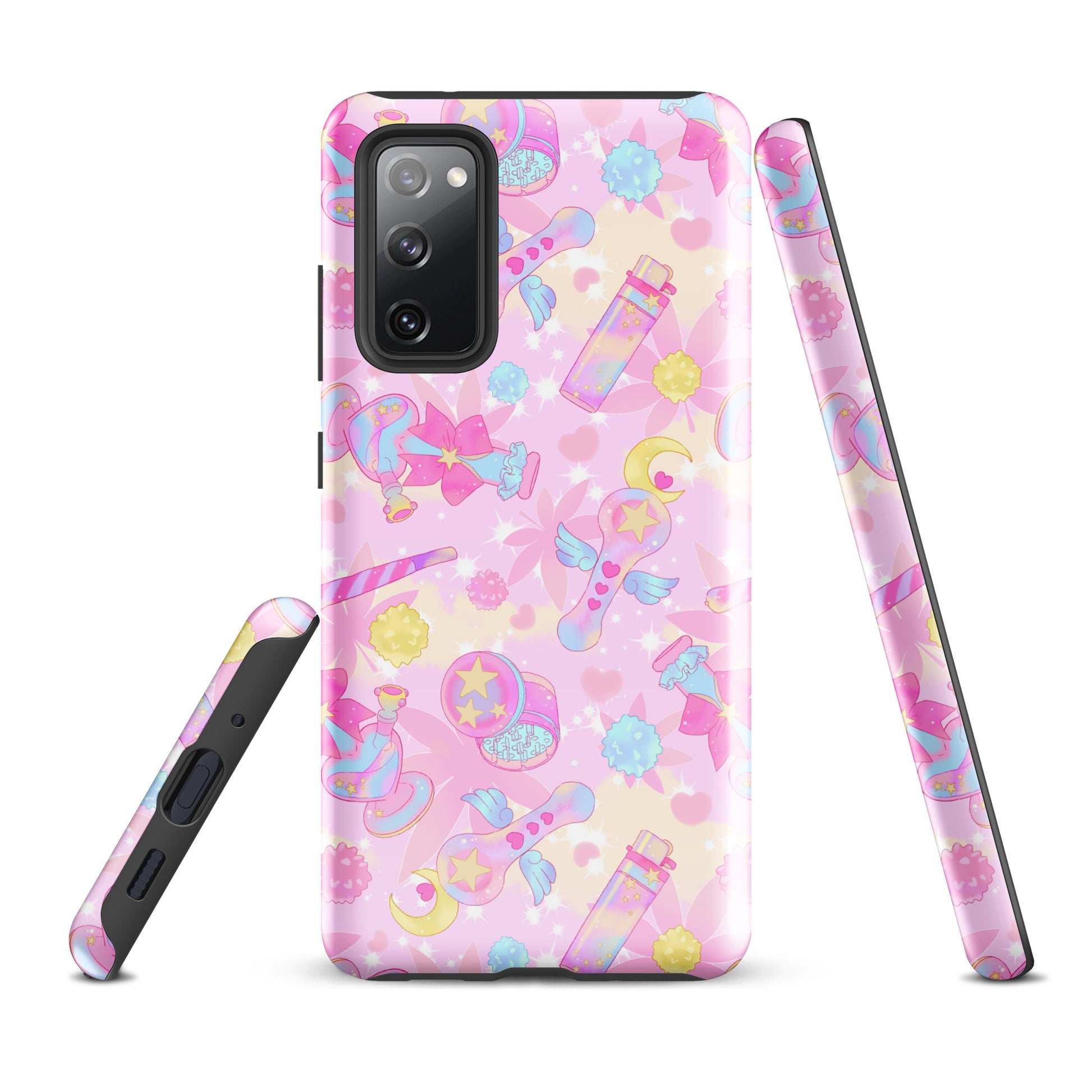 Stylish Indica Magica Samsung® Tough Case featuring a colorful design, ensuring protection and durability for your phone.