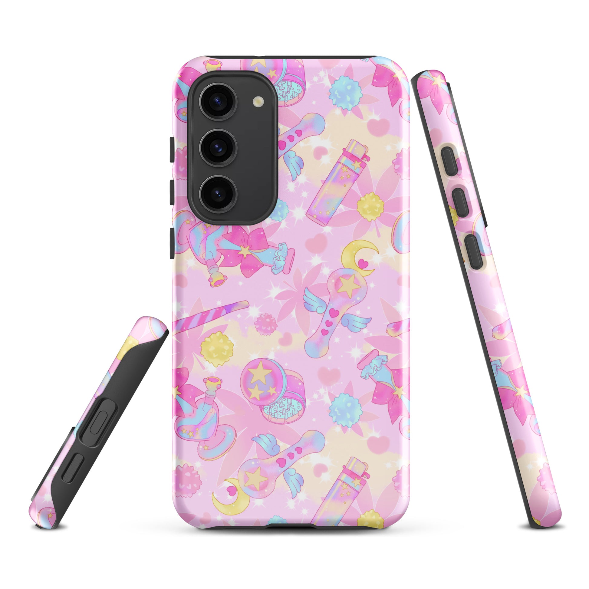 Stylish Indica Magica Samsung® Tough Case featuring vibrant designs, providing durability and protection for your phone.
