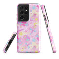 Stylish Indica Magica Samsung® Tough Case with a vibrant design, offering durable protection for your Galaxy S21 Ultra.