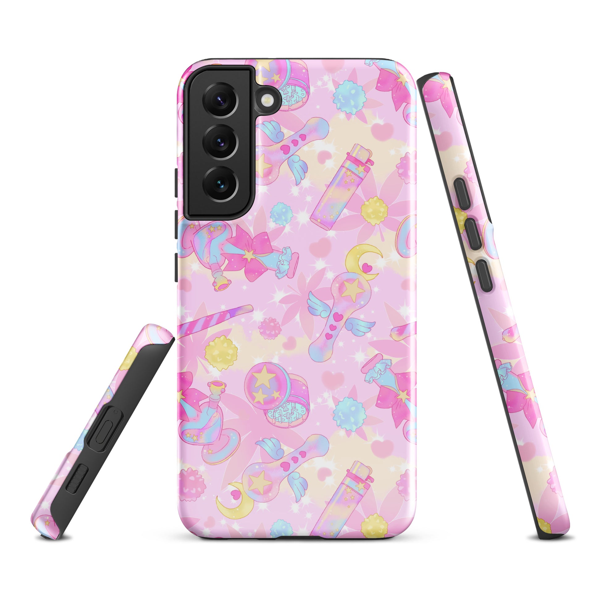 Stylish Indica Magica Samsung® Tough Case featuring vibrant designs protects your phone with impact-resistant materials.