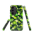 Stylish Kero-kero Samsung® Tough Case features vibrant frog designs for durable phone protection and artful flair.