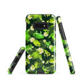 Stylish Kero-kero Samsung® Tough Case featuring vibrant frogs, ensuring your phone stays protected and artistic.