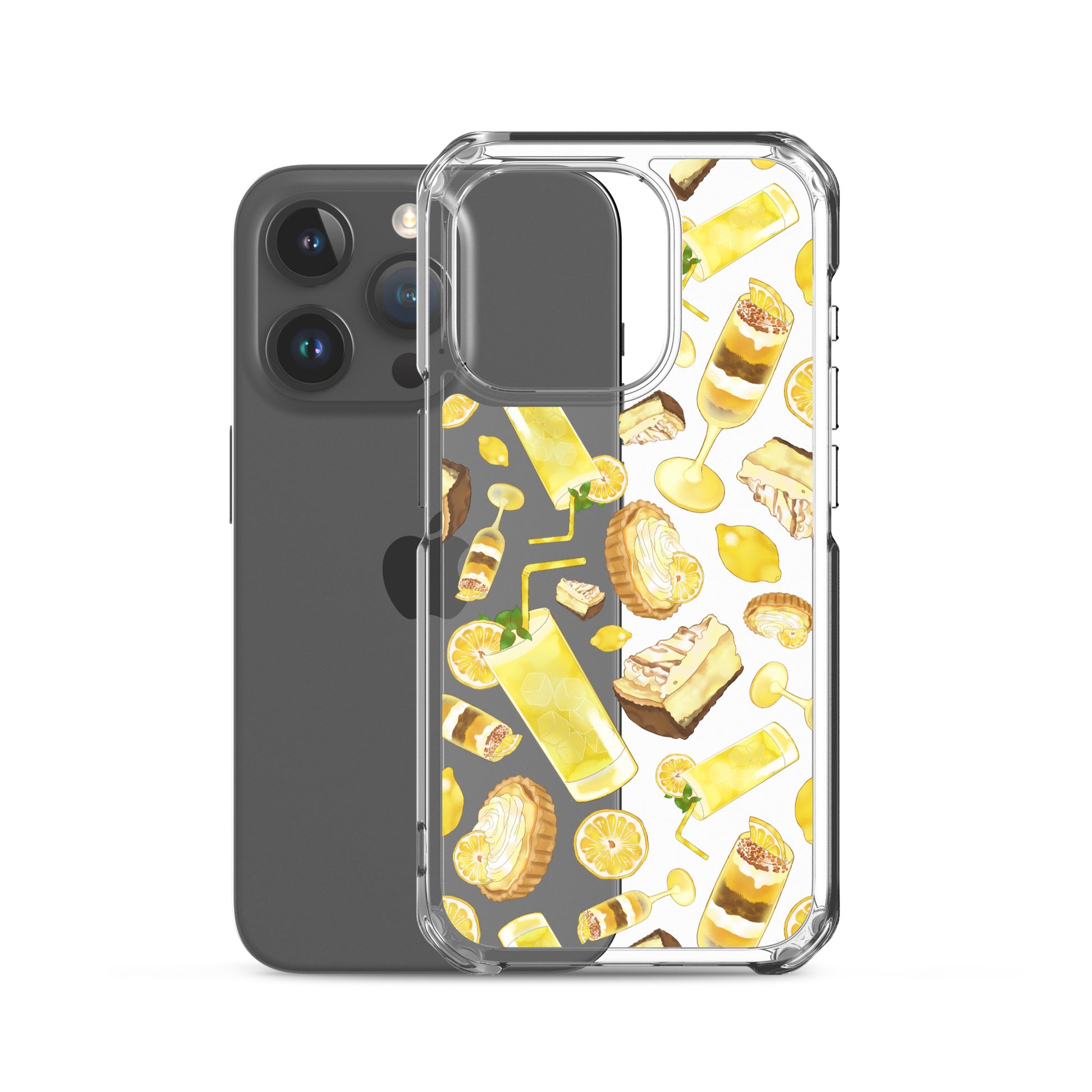 Sleek Lemon iPhone® Clear Case offers protection from scratches with flexible sides and a stylish design.