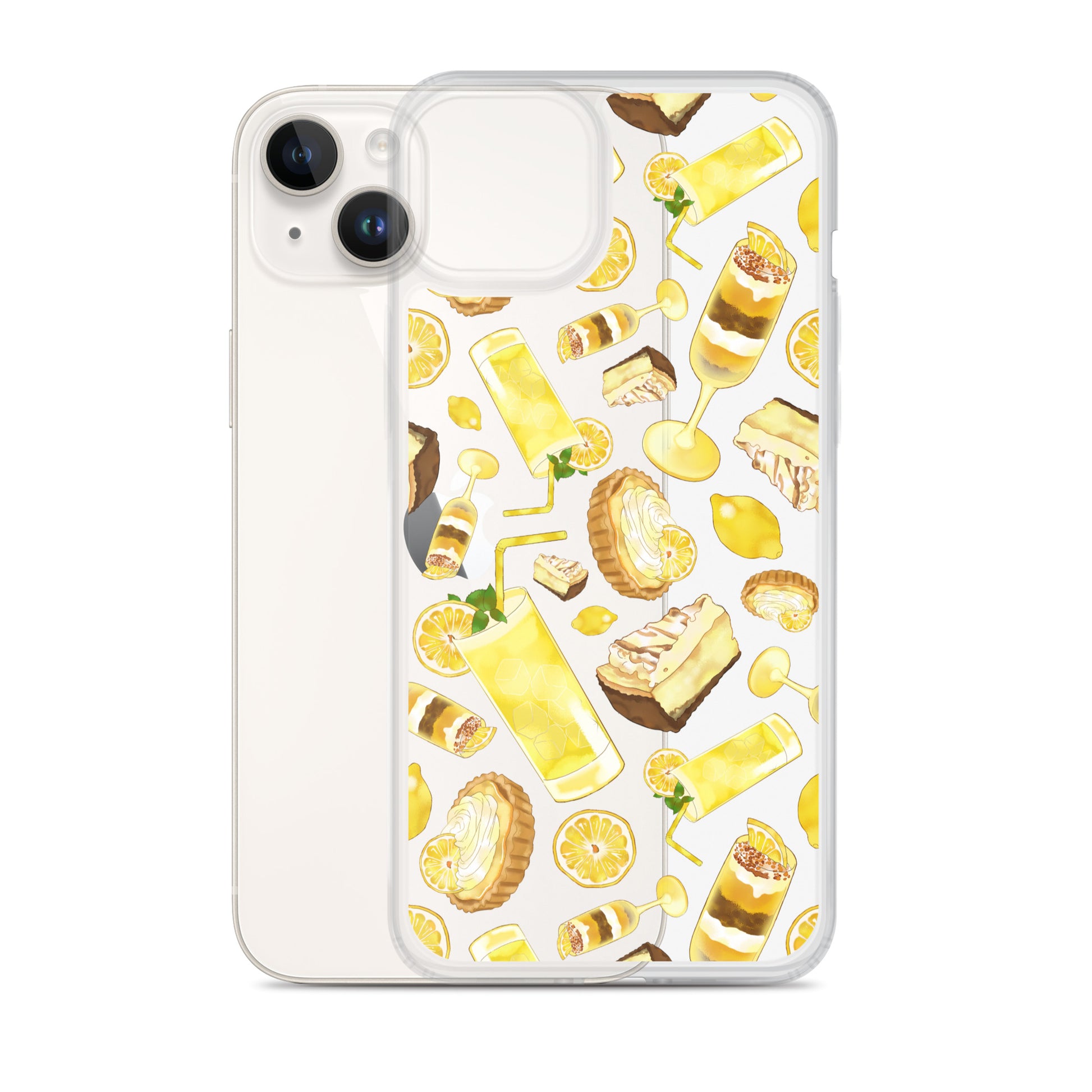 Protect your phone in style with the Lemon iPhone® Clear Case, featuring a vibrant, fun design and durable materials.