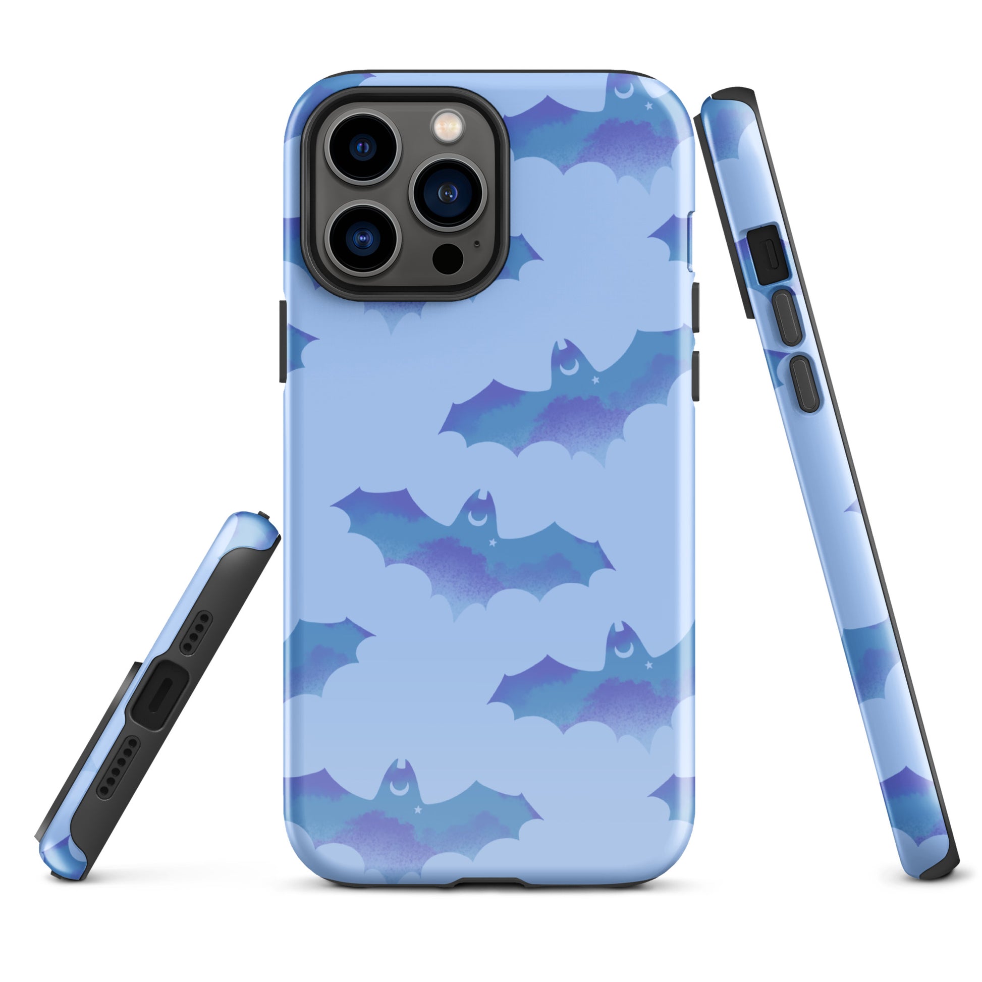 Durable Lilith iPhone® Tough Case features stylish bat design, ensuring your device stays safe and fashionable.