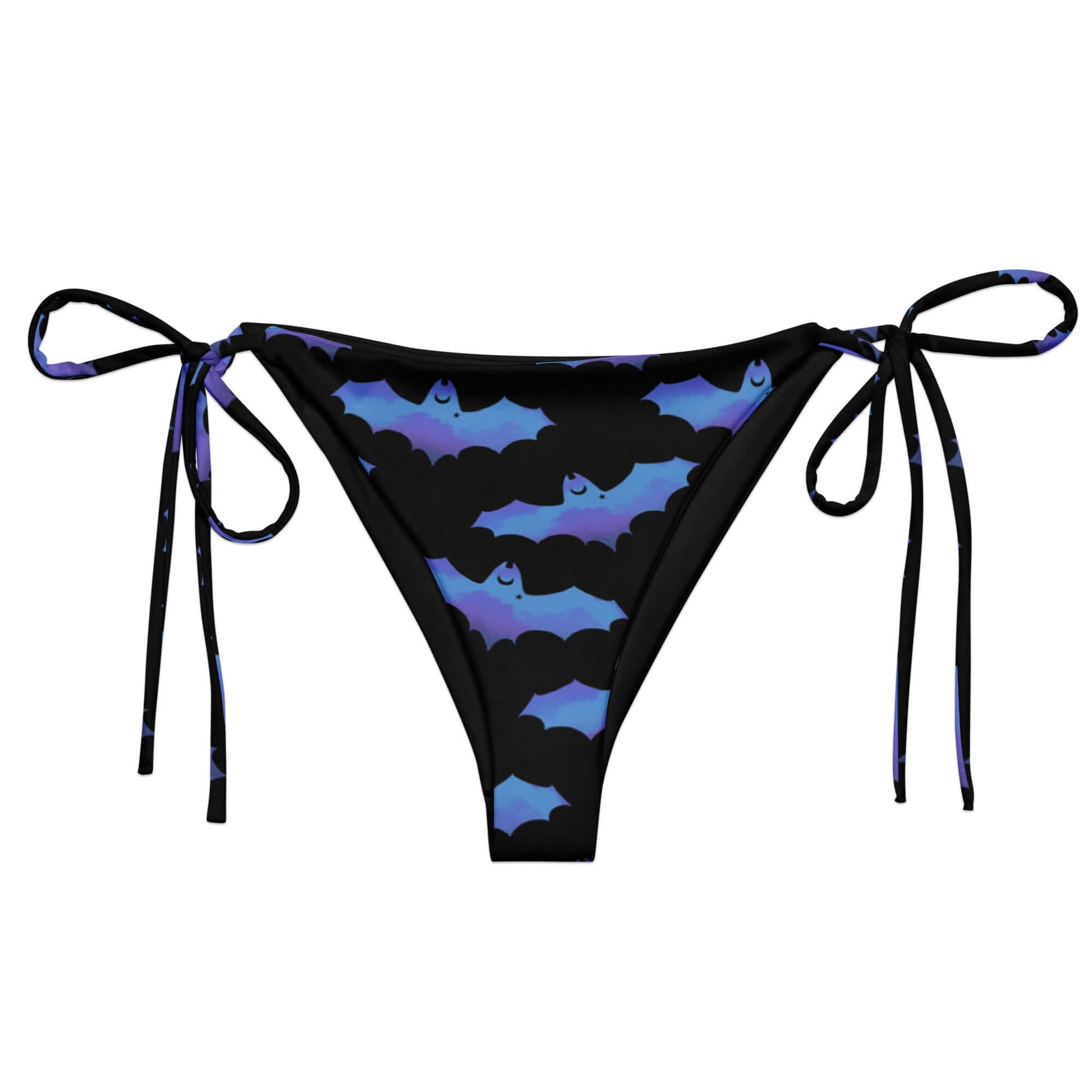 Shop the Lilith String Bikini Bottom, featuring adjustable ties and UPF 50+, perfect for sunbathing by the pool.