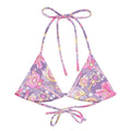 Bright and playful Magical Girl Padded String Bikini Top made from eco-friendly materials, perfect for summer fun.