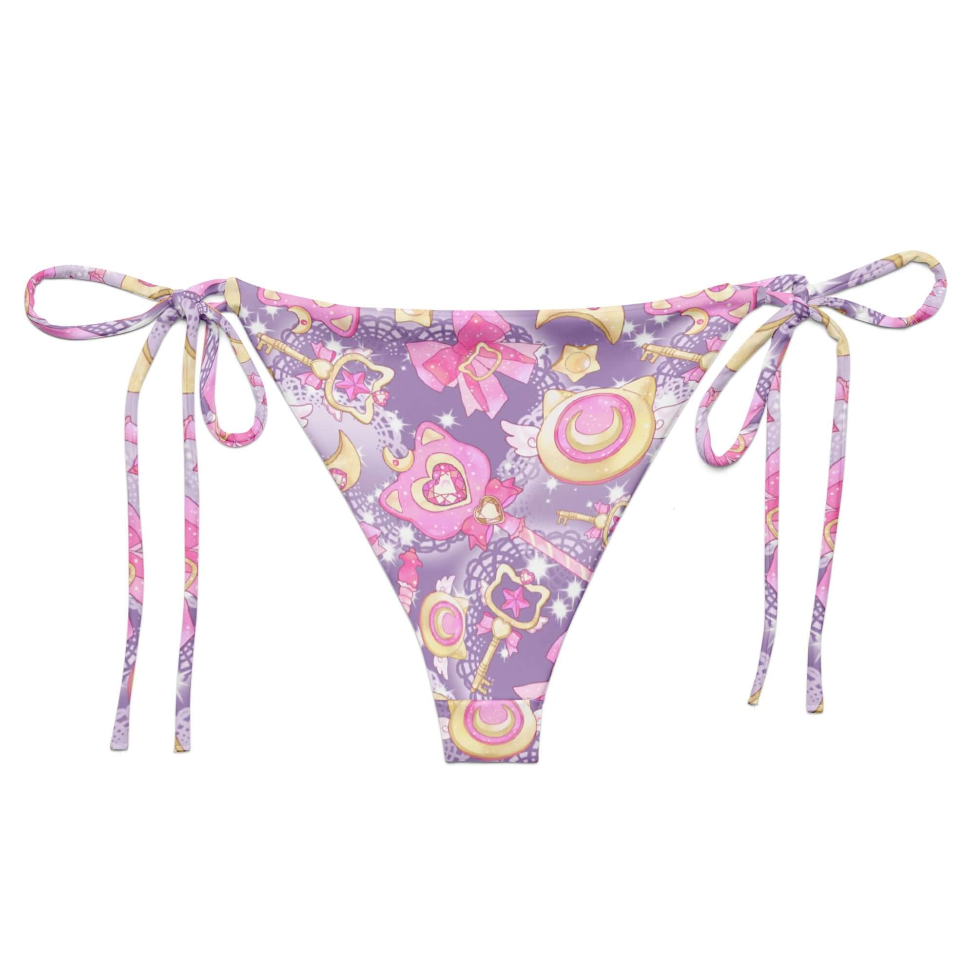Kawaii Fashion Magical Girl String Bikini Bottom - Koibito Clothing