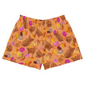 Bright and comfy Momiji Athletic Short Shorts with a fun fall-inspired design, perfect for sports and outdoor activities.