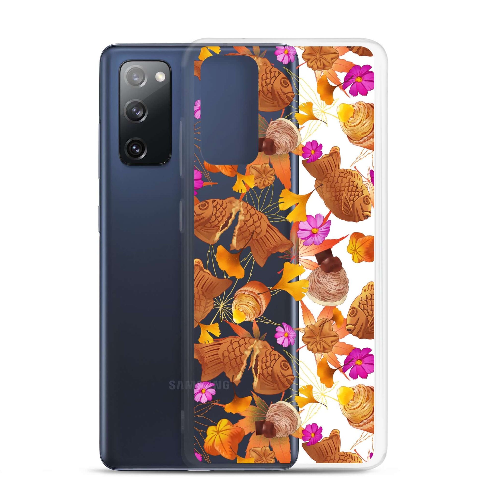 Momiji Samsung® Clear Case offers stylish protection with a solid back and flexible sides for easy handling.