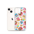 Colorful Pan Dulce iPhone® Clear Case showcasing a fun dessert design, providing durable protection and style.