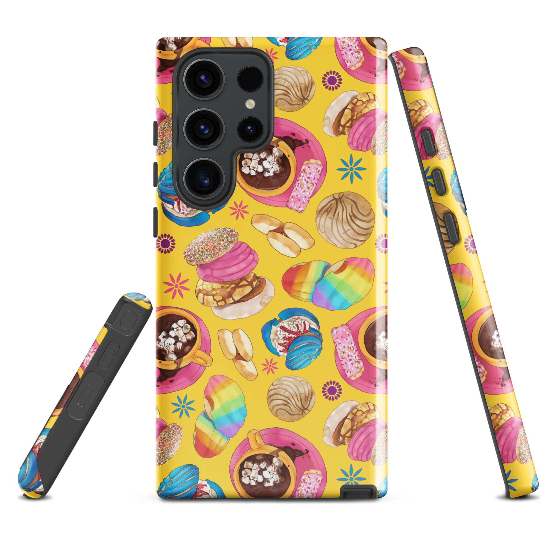 Protect your phone in style with the Pan Dulce Samsung® Tough Case, featuring vibrant designs and durable protection.